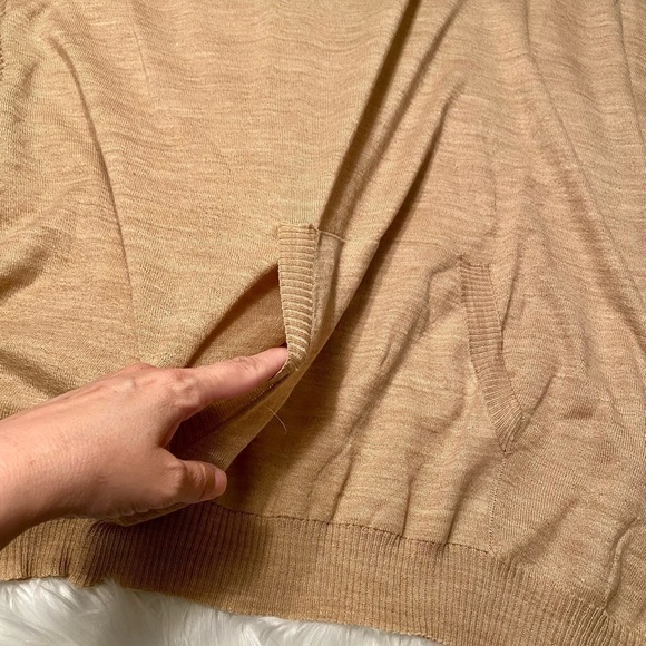 NWT Hoodie Poncho Desert Khaki M/L Neutral - Picture 10 of 13